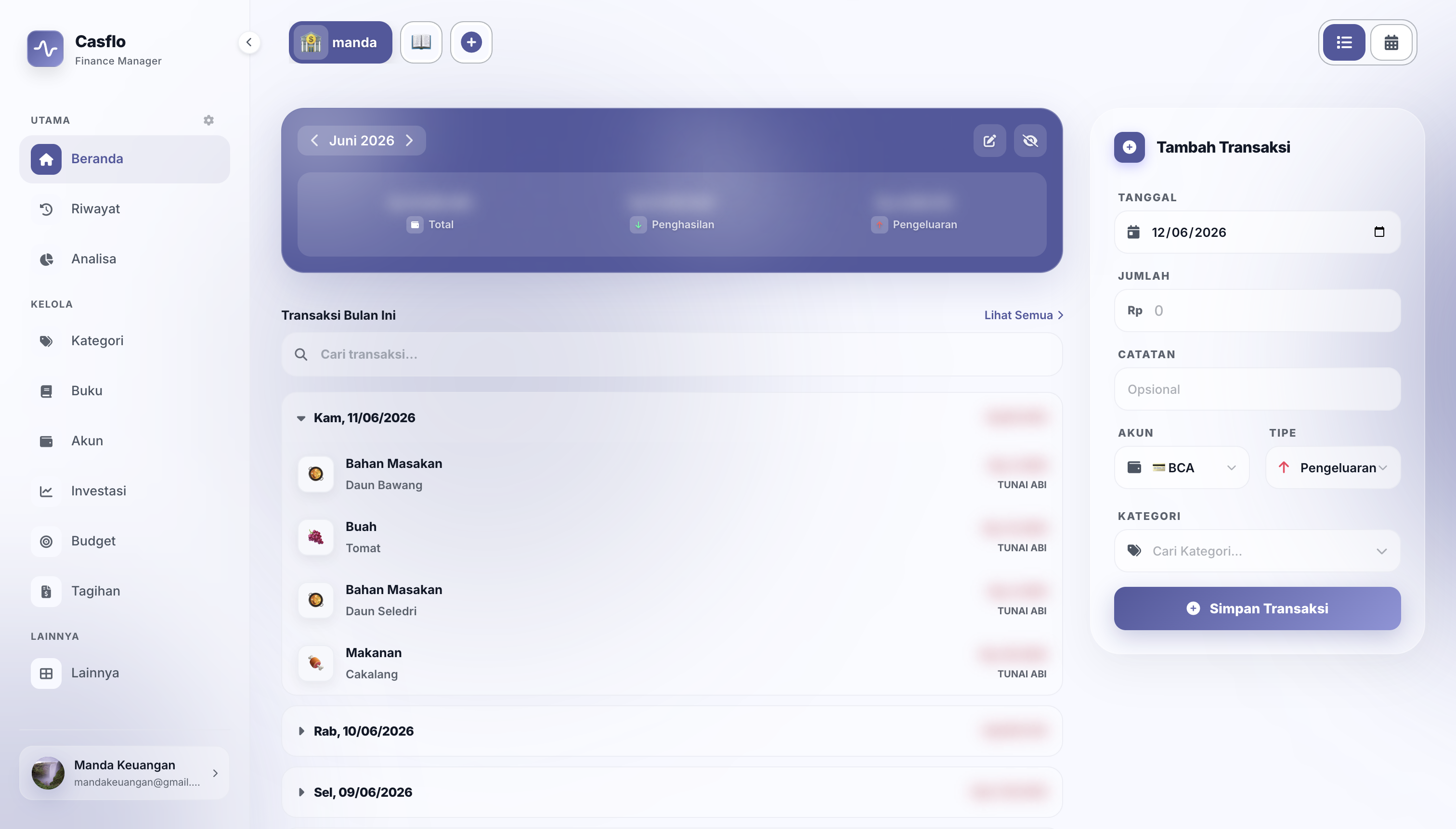 Casflo Web